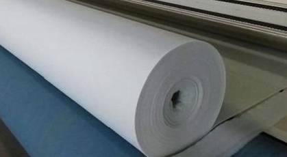 Short fiber needle punched non-woven geotextile