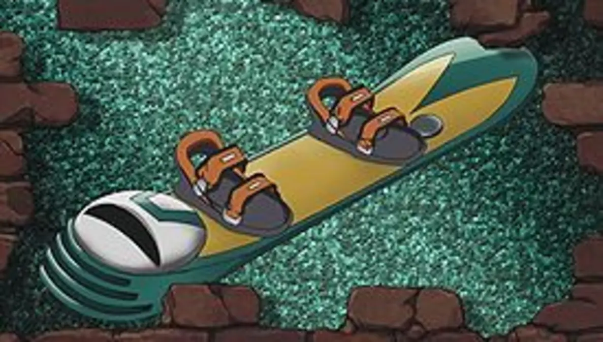 Sleek snowboard from Detective Conan