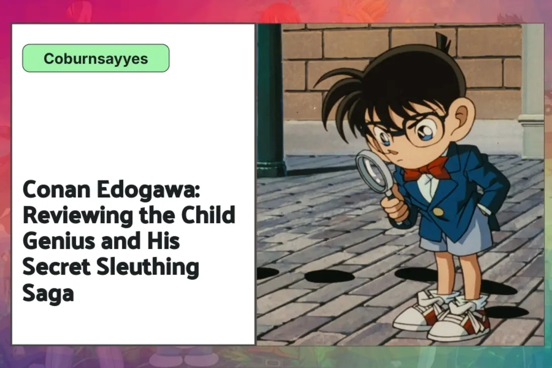 Conan Edogawa solving a mystery aboard a ship, embodying his dual identity in Detective Conan.