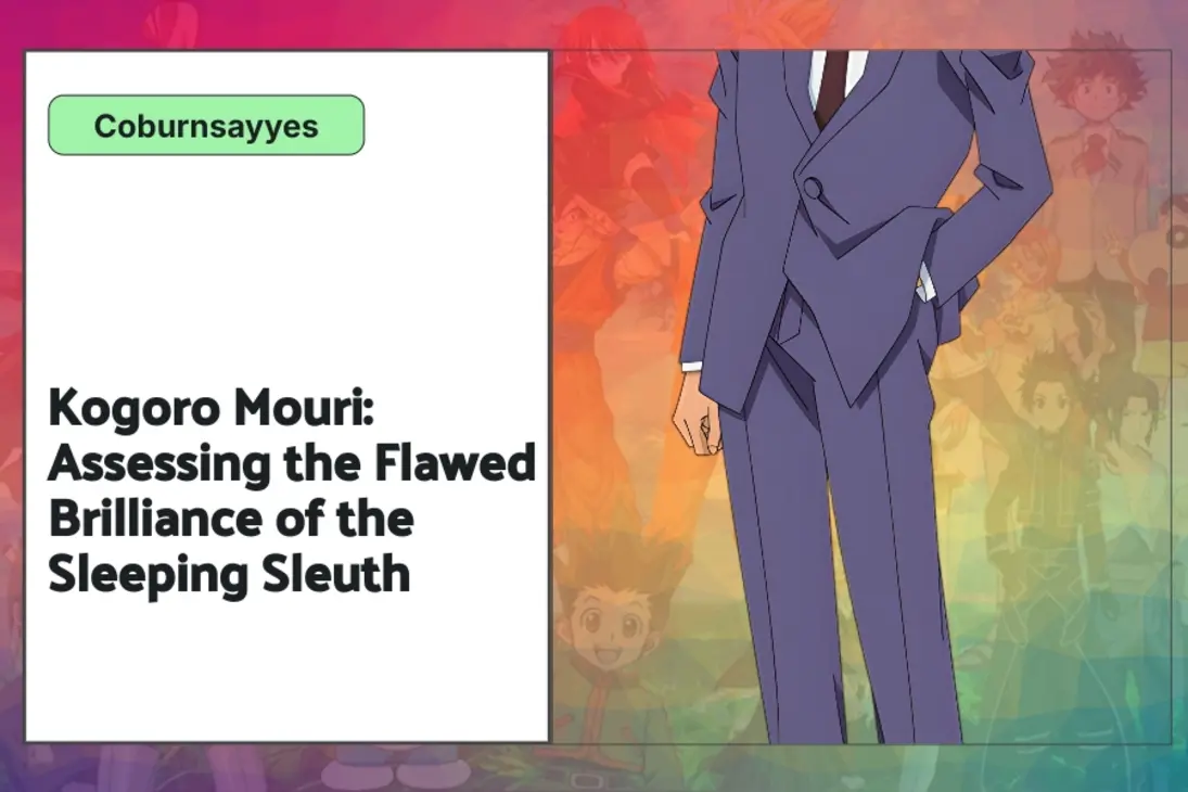 Kogoro Mouri from Detective Conan: A study in humor and detective brilliance.